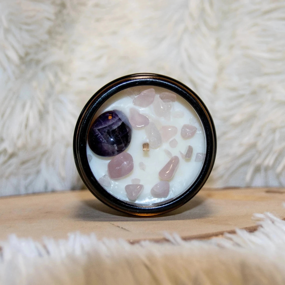 Bougie parfumée Lithothérapie Sérénité - L'Atelier Ginko - Boutique en Ligne