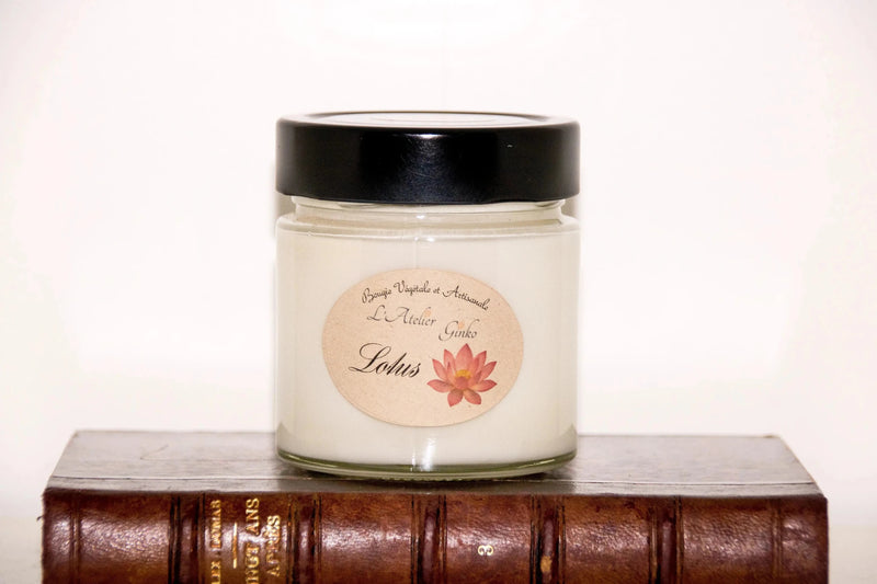 Bougie parfumée Lotus - L'Atelier Ginko - Boutique en Ligne