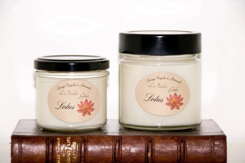 Bougie parfumée Lotus - L'Atelier Ginko - Boutique en Ligne