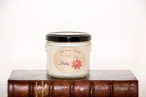 Bougie parfumée Lotus - L'Atelier Ginko - Boutique en Ligne