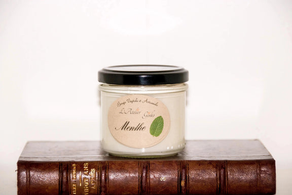 Bougie parfumée Menthe - L'Atelier Ginko - Boutique en Ligne