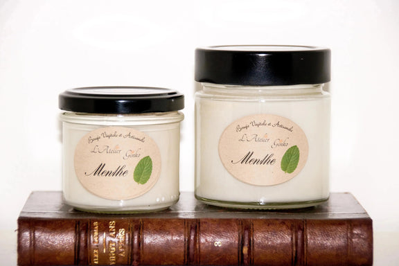 Bougie parfumée Menthe - L'Atelier Ginko - Boutique en Ligne