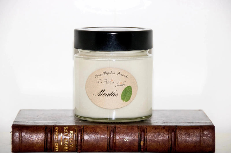 Bougie parfumée Menthe - L'Atelier Ginko - Boutique en Ligne