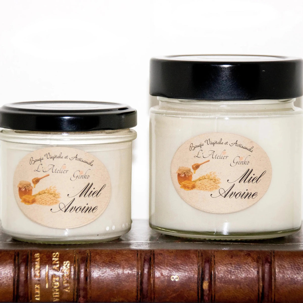 Bougie parfumée Miel Avoine - L'Atelier Ginko - Boutique en Ligne