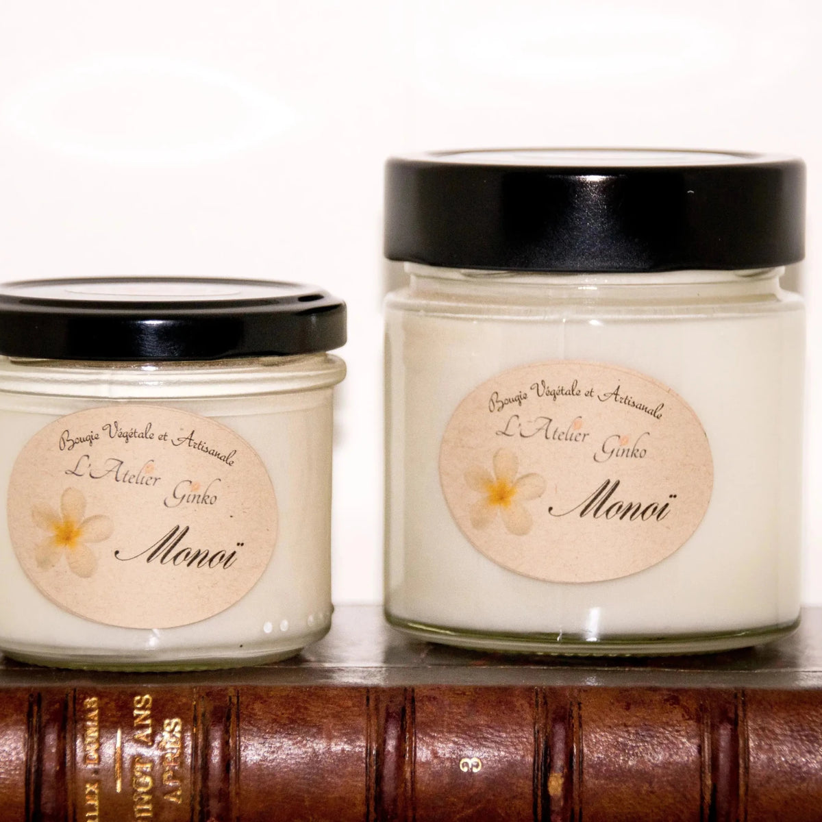 Bougie parfumée Monoï - L'Atelier Ginko - Boutique en Ligne