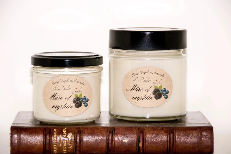 Bougie parfumée Mûre et myrtille - L'Atelier Ginko - Boutique en Ligne