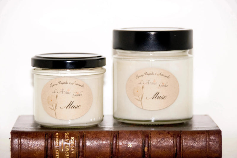 Bougie parfumée Musc - L'Atelier Ginko - Boutique en Ligne