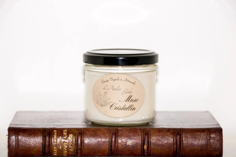 Bougie parfumée Musc Cristallin - L'Atelier Ginko - Boutique en Ligne