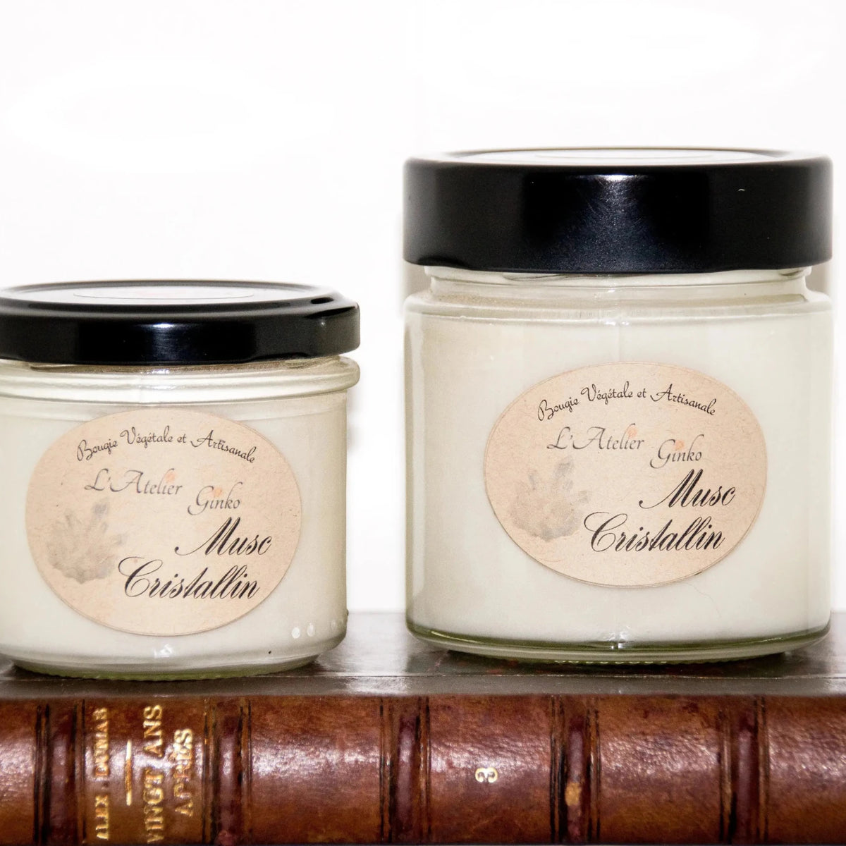 Bougie parfumée Musc Cristallin - L'Atelier Ginko - Boutique en Ligne