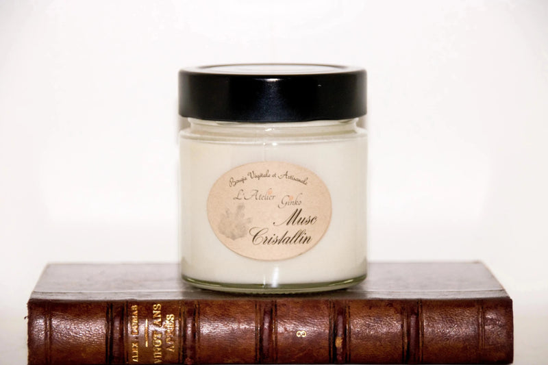 Bougie parfumée Musc Cristallin - L'Atelier Ginko - Boutique en Ligne