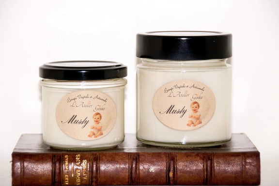 Bougie parfumée Musty - L'Atelier Ginko - Boutique en Ligne