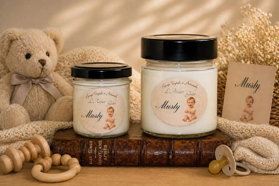 Bougie parfumée Musty - L'Atelier Ginko - Boutique en Ligne