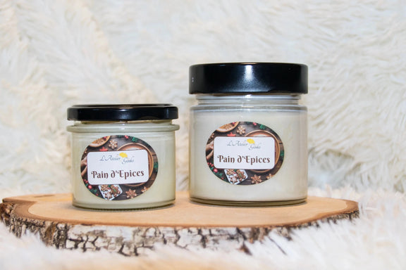 Bougie parfumée Pain d'Épices – Cire de soja artisanale - L'Atelier Ginko - Boutique en Ligne