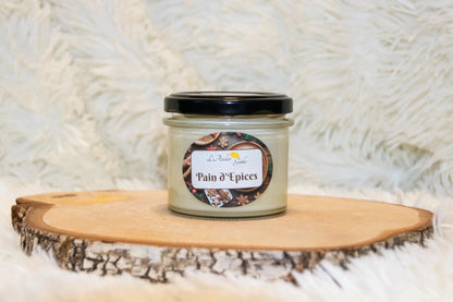 Bougie parfumée Pain d'Épices – Cire de soja artisanale - L'Atelier Ginko - Boutique en Ligne