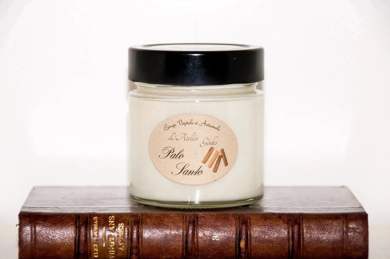 Bougie parfumée Palo Santo - L'Atelier Ginko - Boutique en Ligne