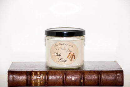 Bougie parfumée Palo Santo - L'Atelier Ginko - Boutique en Ligne