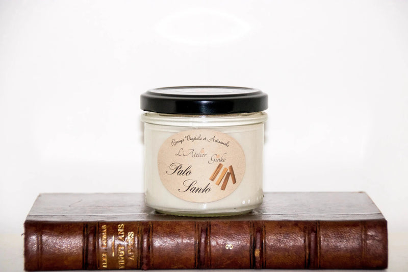 Bougie parfumée Palo Santo - L'Atelier Ginko - Boutique en Ligne