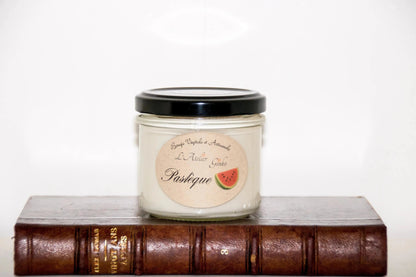 Bougie parfumée Pastèque L'Atelier Ginko en cire de soja végétale- Boutique en Ligne
