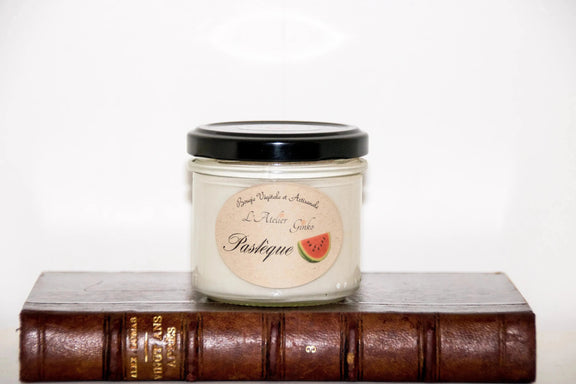 Bougie parfumée Pastèque L'Atelier Ginko en cire de soja végétale- Boutique en Ligne