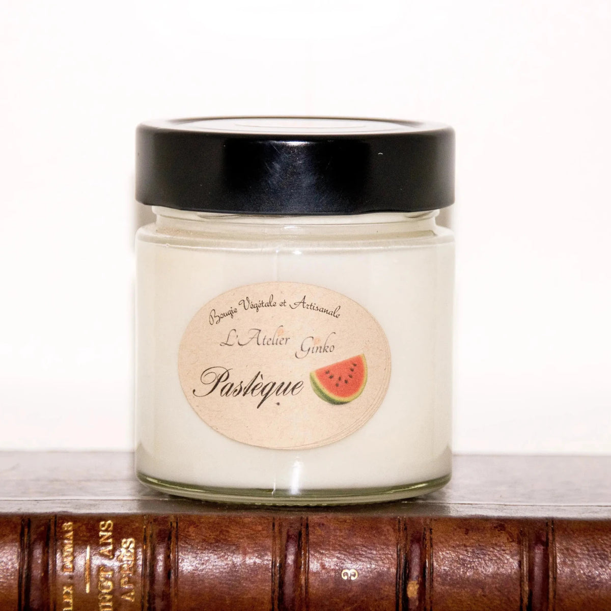 Bougie parfumée Pastèque L'Atelier Ginko en cire de soja végétale- Boutique en Ligne