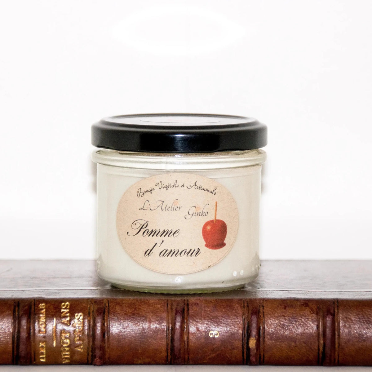 Bougie parfumée Pomme d'Amour en cire de soja végétale L'Atelier Ginko - Boutique en Ligne