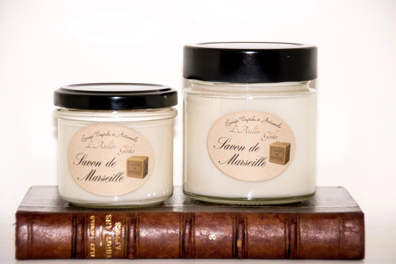 Bougie parfumée Savon de Marseille - L'Atelier Ginko - Boutique en Ligne