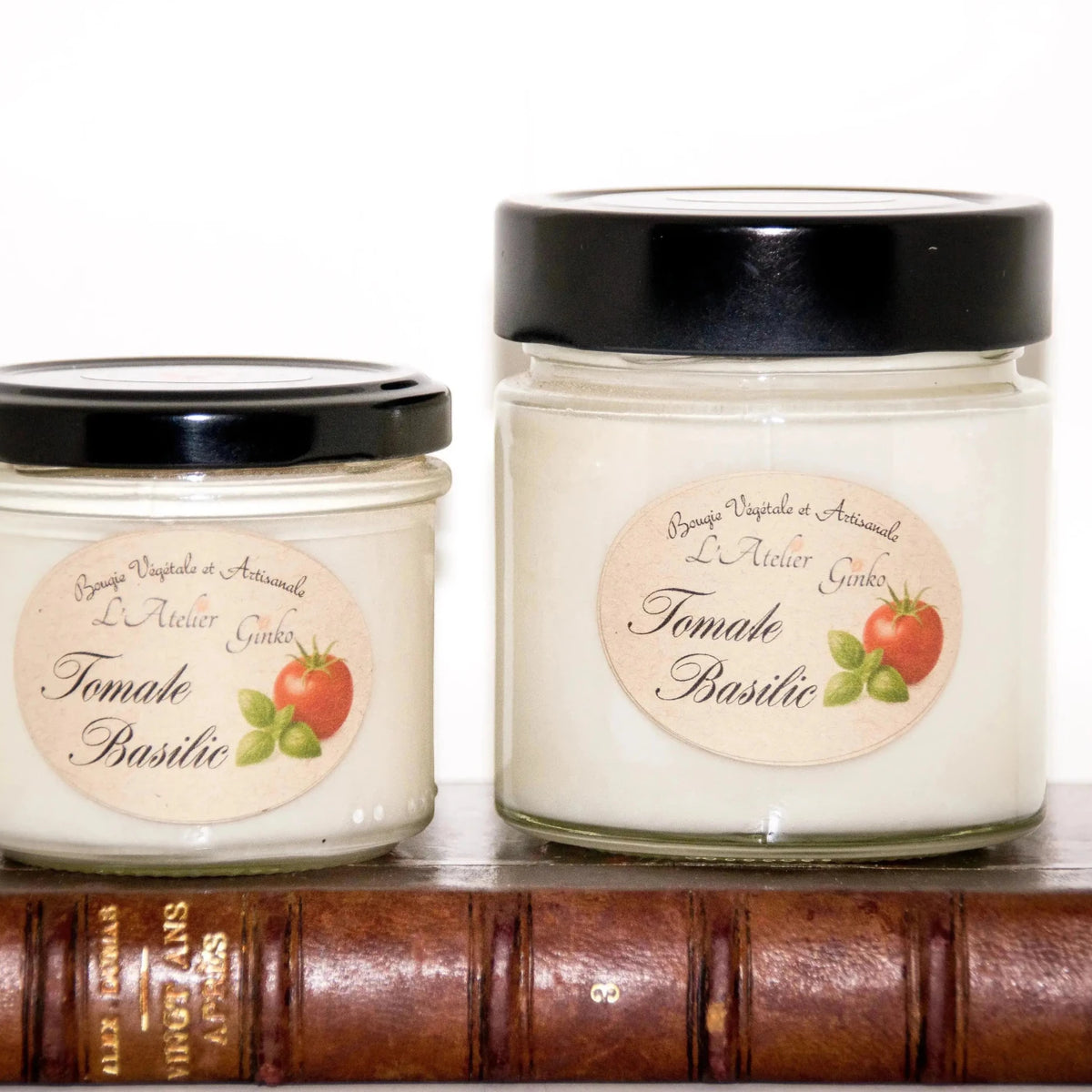 Bougie parfumée Tomate Basilic - L'Atelier Ginko - Boutique en Ligne