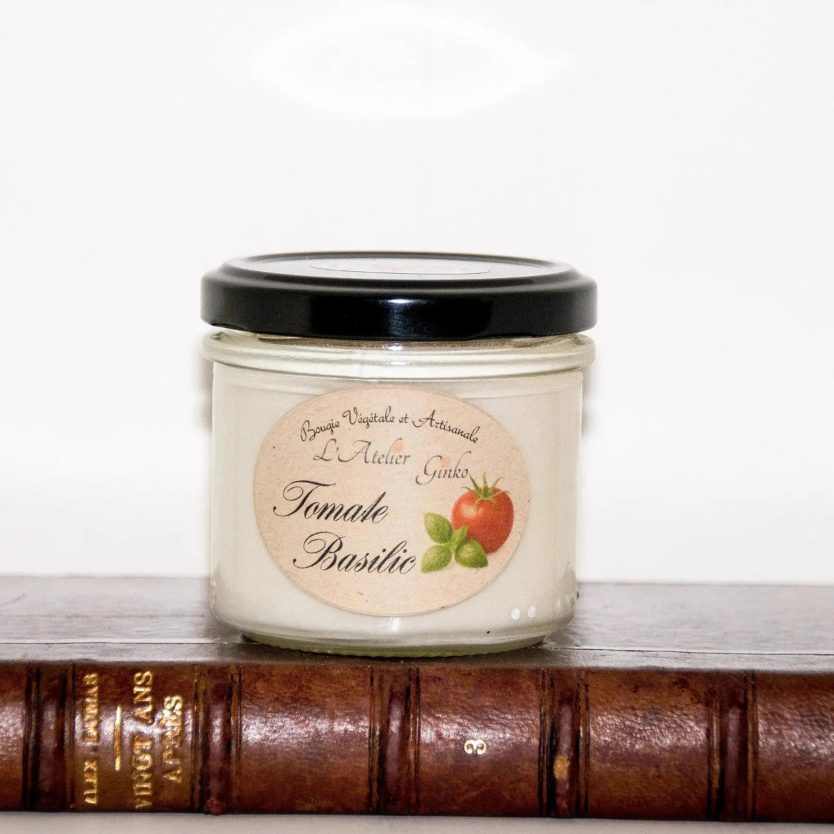 Bougie parfumée Tomate Basilic - L'Atelier Ginko - Boutique en Ligne