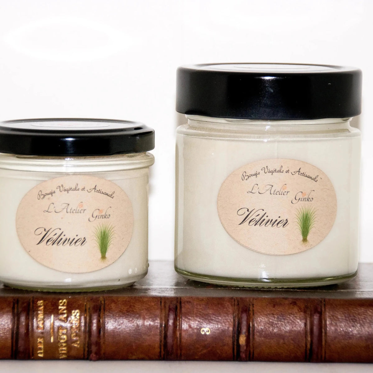 Bougie parfumée Vétivier - L'Atelier Ginko - Boutique en Ligne
