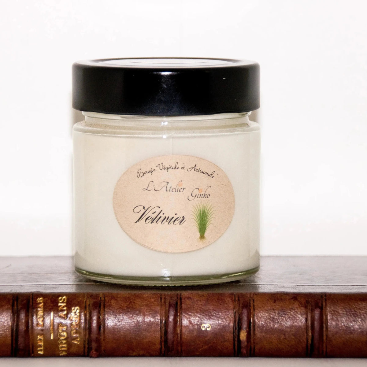 Bougie parfumée Vétivier - L'Atelier Ginko - Boutique en Ligne
