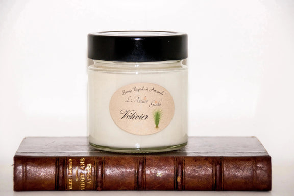 Bougie parfumée Vétivier - L'Atelier Ginko - Boutique en Ligne
