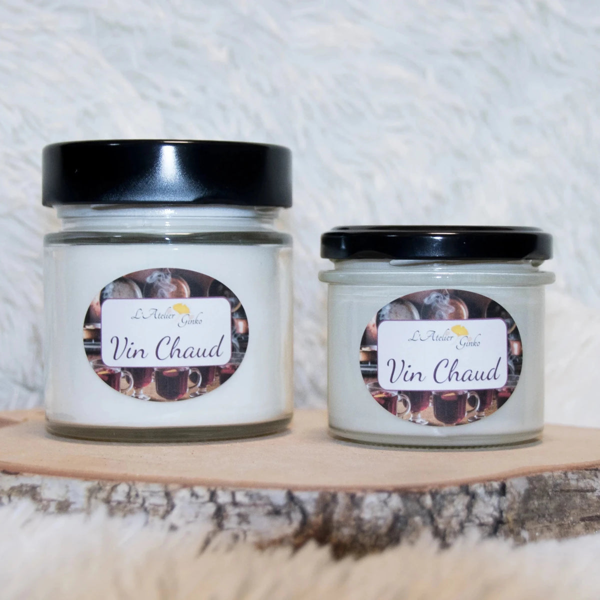 Bougie parfumée Vin Chaud – Cire de soja artisanale - L'Atelier Ginko - Boutique en Ligne