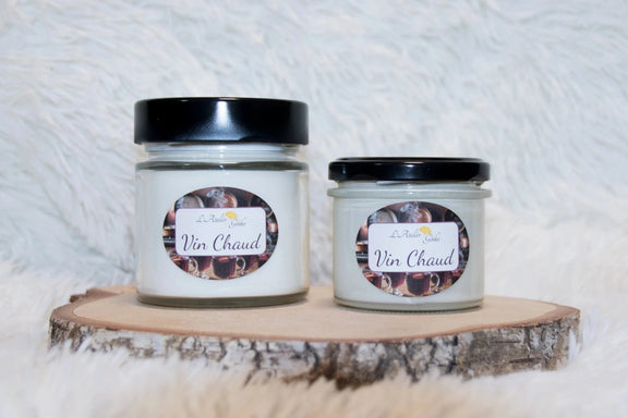 Bougie parfumée Vin Chaud – Cire de soja artisanale - L'Atelier Ginko - Boutique en Ligne