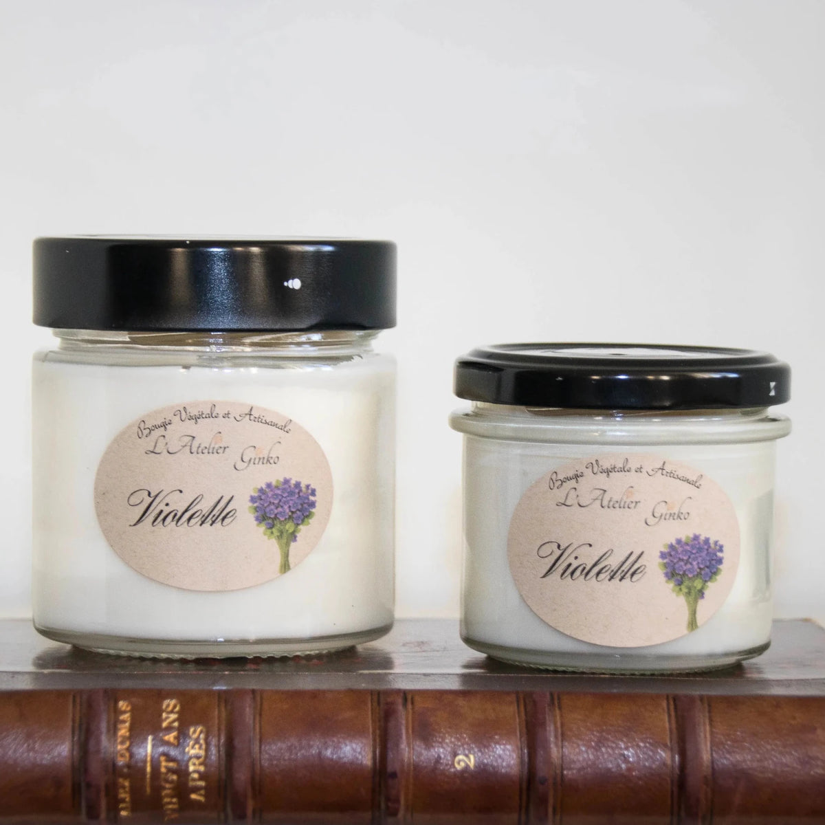 Bougie parfumée Violette - L'Atelier Ginko - Boutique en Ligne