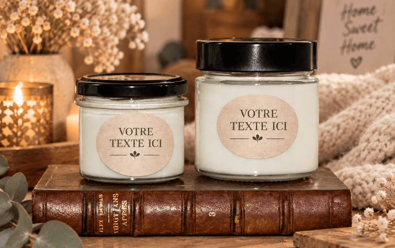 Bougie personnalisable - L'Atelier Ginko - Boutique en Ligne