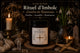 Bougie Rituel Imbolc – Renouveau, Purification & Lumière - L'Atelier Ginko - Boutique en Ligne
