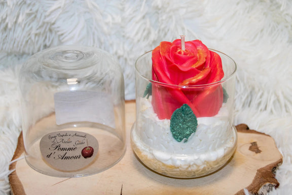 Bougie sous Cloche chantilly - L'Atelier Ginko - Boutique en Ligne