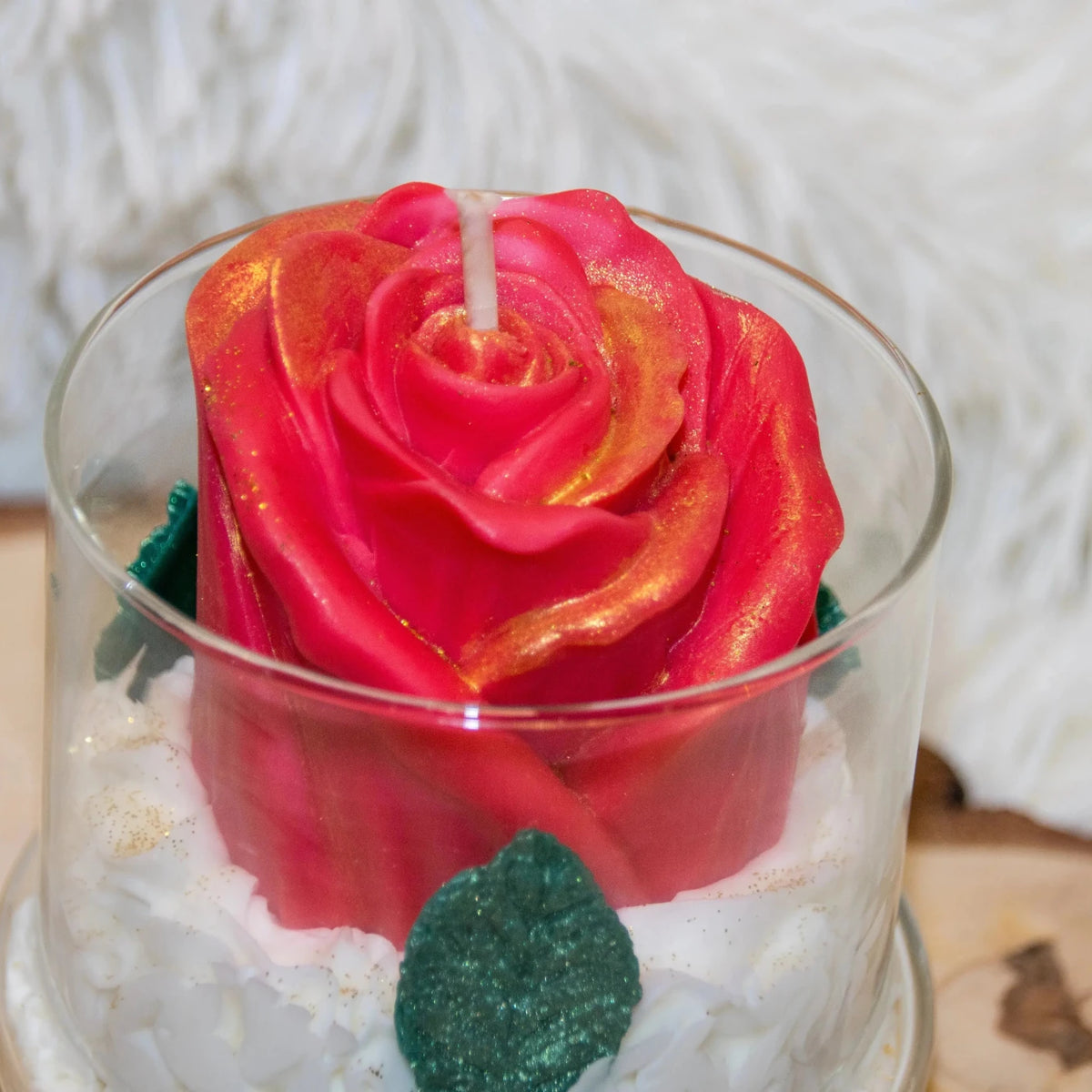 Bougie sous Cloche chantilly - L'Atelier Ginko - Boutique en Ligne