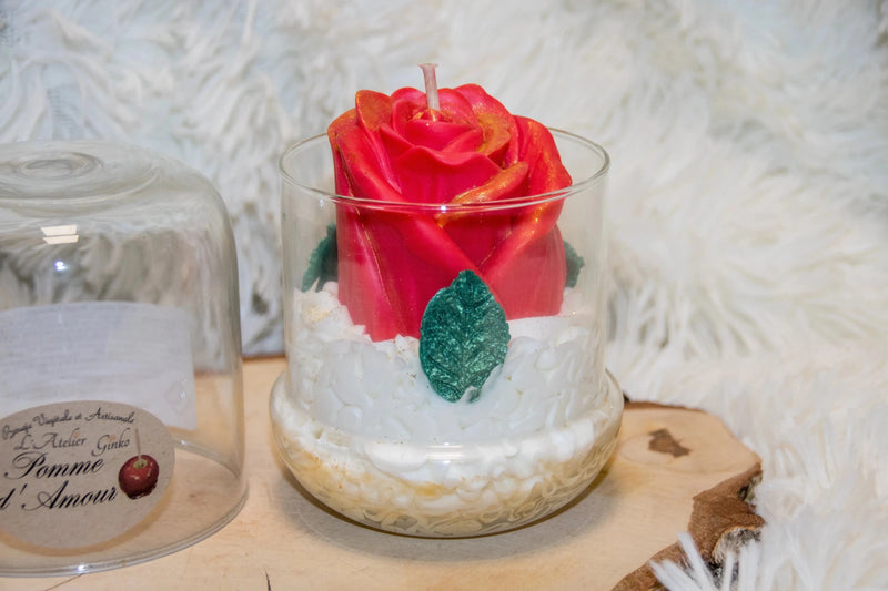 Bougie sous Cloche chantilly - L'Atelier Ginko - Boutique en Ligne