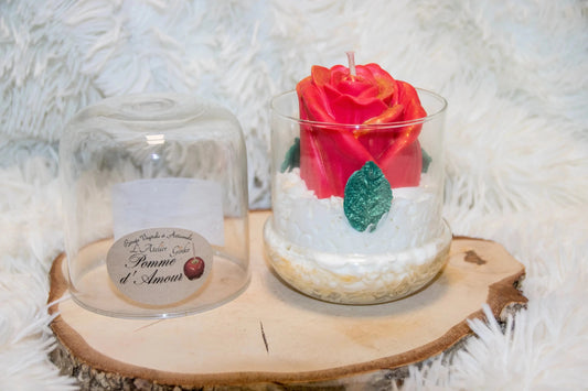 Bougie sous Cloche chantilly - L'Atelier Ginko - Boutique en Ligne