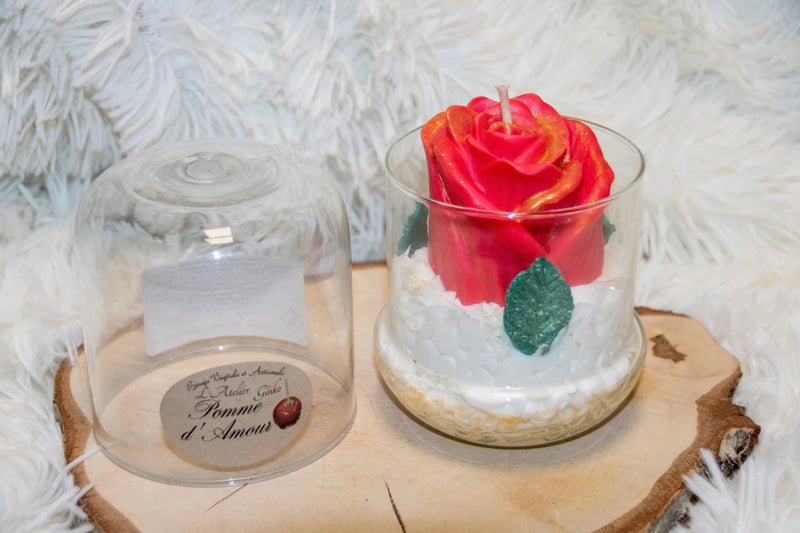Bougie sous Cloche chantilly - L'Atelier Ginko - Boutique en Ligne