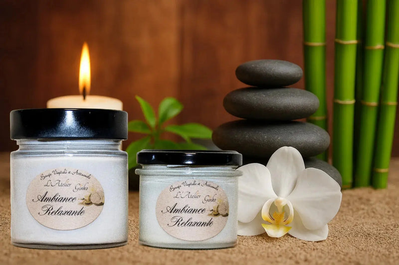 Bougie parfumée Ambiance Relaxante L'Atelier Ginko - Boutique en Ligne