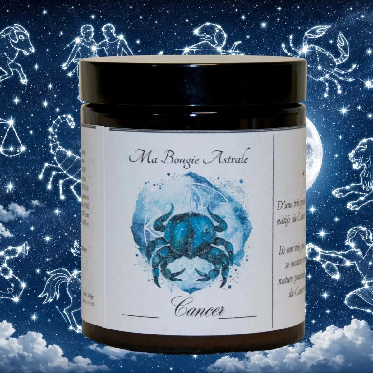 Bougie Astrologique Cancer L'Atelier Ginko - Boutique en Ligne