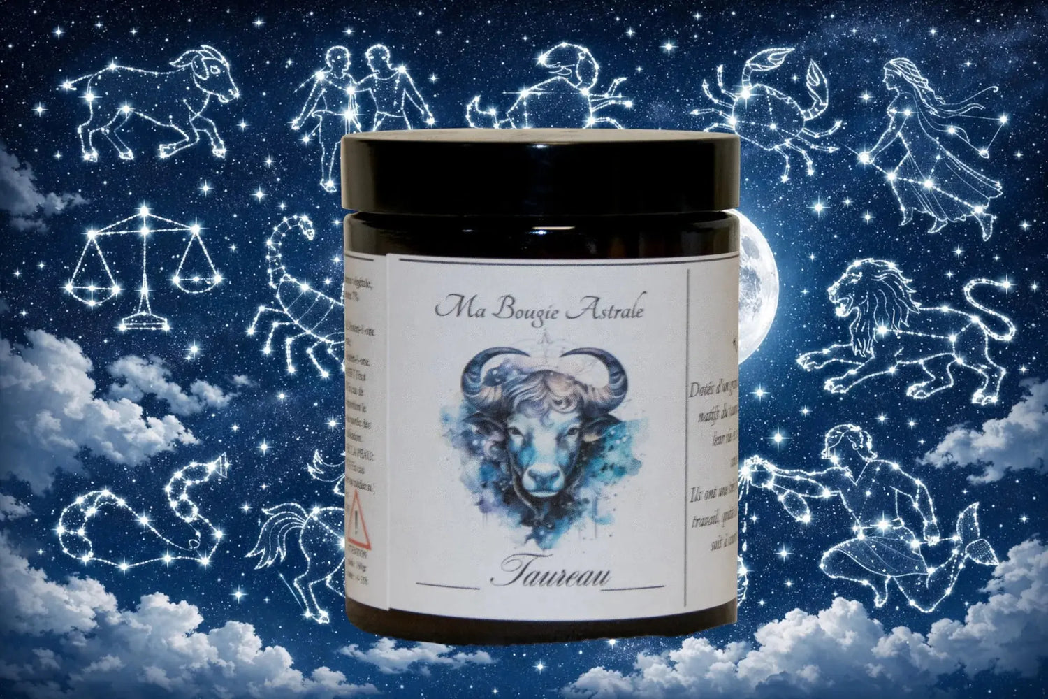 Bougie Astrologique Taureau L'Atelier Ginko - Boutique en Ligne