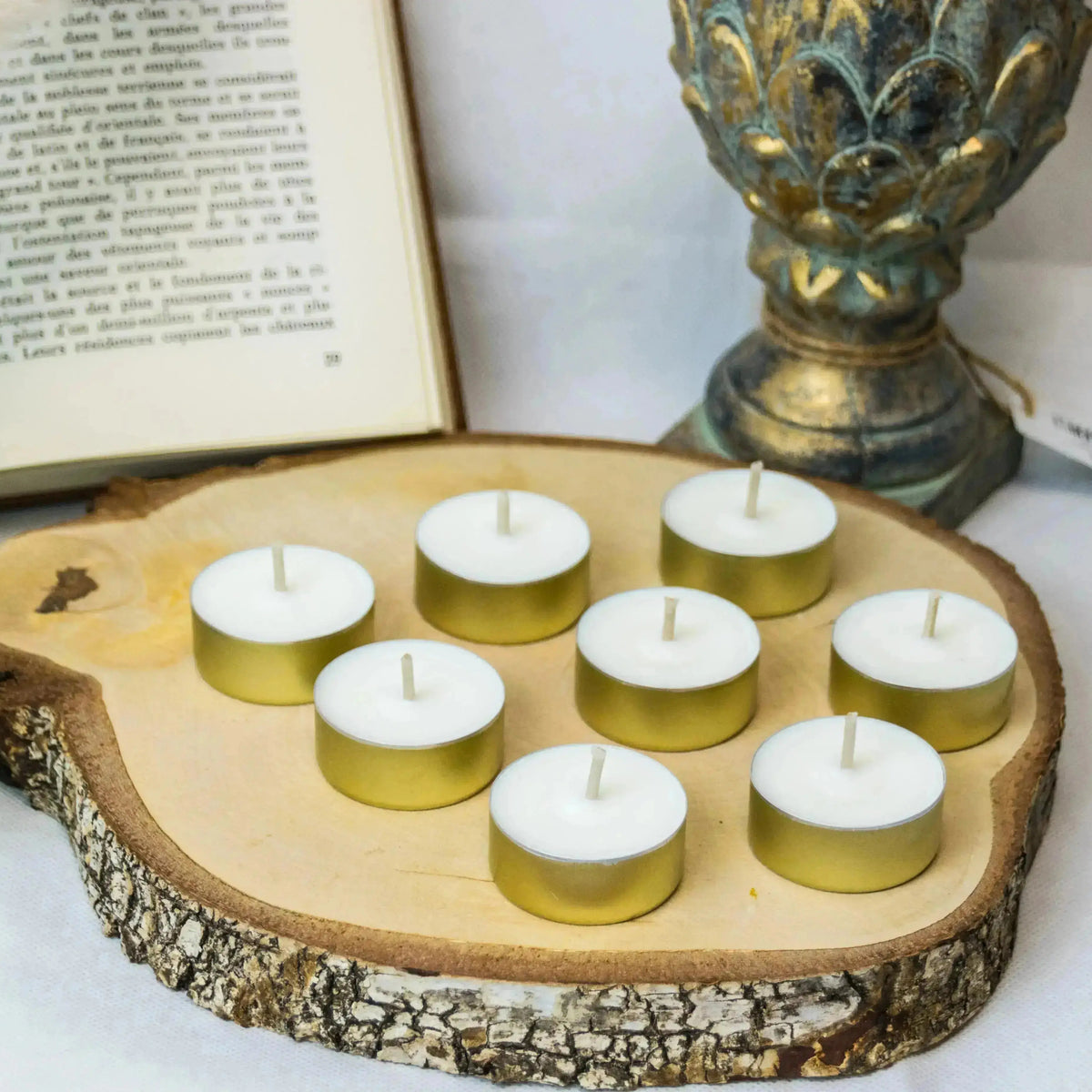 Bougie chauffe plat non parfumée L'Atelier Ginko - Boutique en Ligne