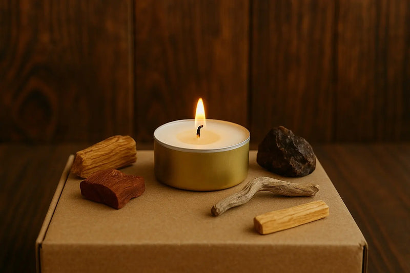 Bougie chauffe plat parfumée Boisée L'Atelier Ginko - Boutique en Ligne