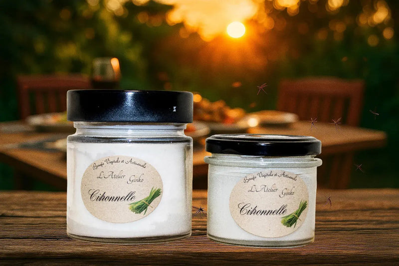 Bougie parfumée Citronnelle L'Atelier Ginko - Boutique en Ligne