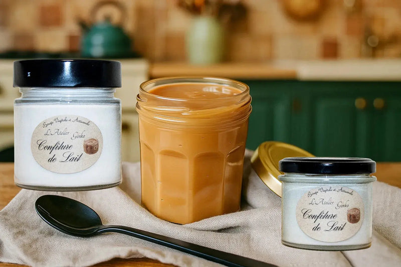 Bougie parfumée Confiture de lait L'Atelier Ginko - Boutique en Ligne