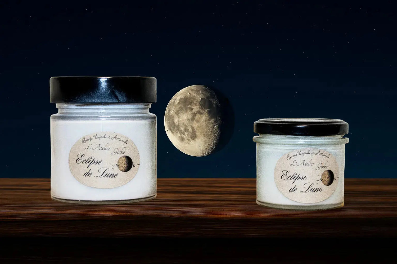 Bougie parfumée Eclipse de Lune L'Atelier Ginko - Boutique en Ligne