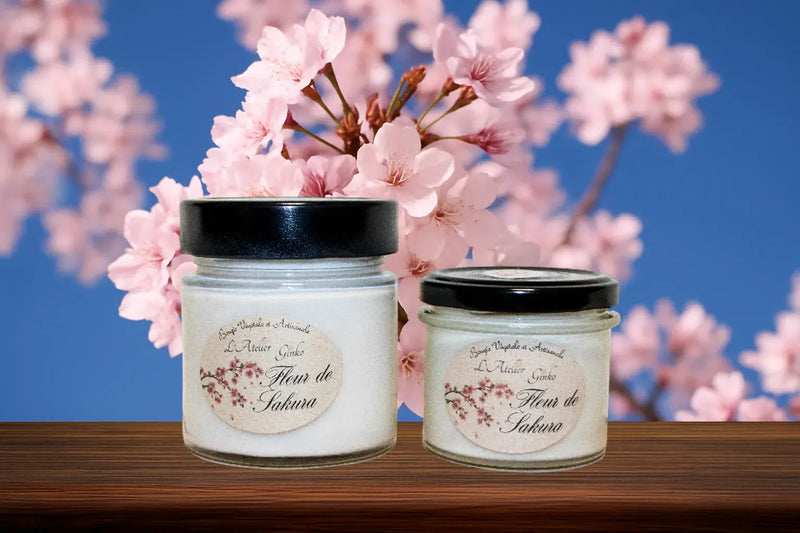 Bougie parfumée Fleur de Sakura L'Atelier Ginko - Boutique en Ligne